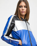 جاكيت بايكر بثلاثة ألوان