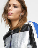 جاكيت بايكر بثلاثة ألوان