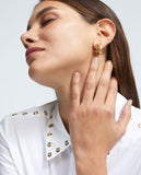 Double hoop earrings