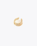 Rhinestone piercing earrings