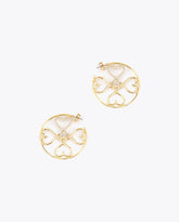 Gold-toned hoop earrings