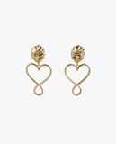 Infinity heart earrings