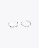 Logo hoop earrings