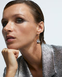 Hoop earrings with charms