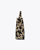 Animal print fabric tote bag