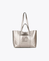 Metallic tote bag