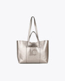 Metallic tote bag