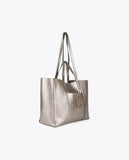 Metallic tote bag