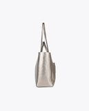 Metallic tote bag