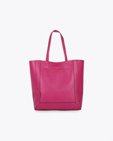 Faux leather tote bag