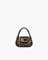 Animal print mini crossbody bag