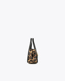 Animal print mini crossbody bag