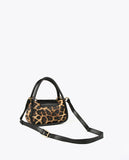 Animal print mini crossbody bag