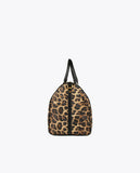 Animal print weekend bag