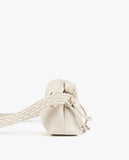 Crossbody bag with braided strap