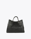 Embossed tote bag