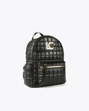 Quilted check backpack