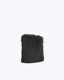 Faux fur crossbody bag