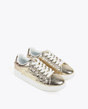 Metallic sneakers