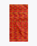 Orange logo scarf