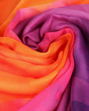 Fuchsia and orange scarf