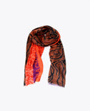 Animal print scarf