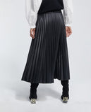 Faux leather skirt