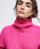 Sweater with diamanté detail
