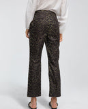 Animal print trousers