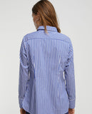 Striped shirt with logo