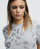 Sequinned T-shirt