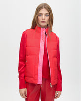 Padded Short Vest with Contrasts