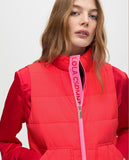 Padded Short Vest with Contrasts