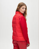 Padded Short Vest with Contrasts