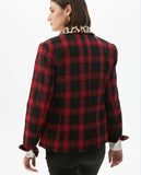 Tartan Animal Print Blazer