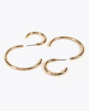 Bicolor Spiral Earrings