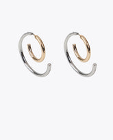 Bicolor Spiral Earrings