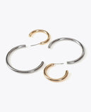 Bicolor Spiral Earrings