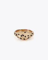Bicolor Animal Print Ring Set