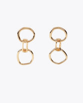 Double Rounded Link Earrings