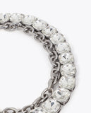 Double Jewel Short Necklace Set