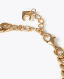 Metallic Fringe Bib Necklace