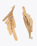 Metallic Fringe Earrings