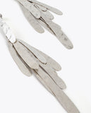 Metallic Fringe Earrings