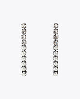 Crystal and Pearl Drop Earrings
