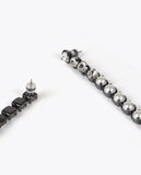 Crystal and Pearl Drop Earrings