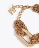 Interlinked Multi-Chain Bracelet