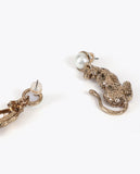 Leopard Pearl Earrings