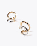 Combined Piercing Effect Earrings