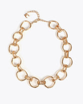 Short Rounded Link Necklace